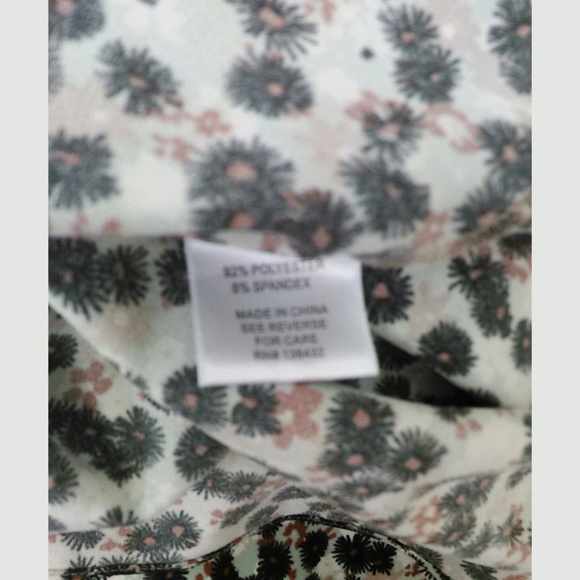 Modcloth Fervour Plus Sz Short Sleeve Top Floral - Picture 6 of 6